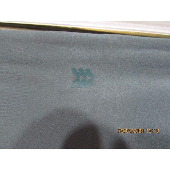 All In Motion size 7/8 high rise running leggings pants green side pockets - Picture 3 of 9